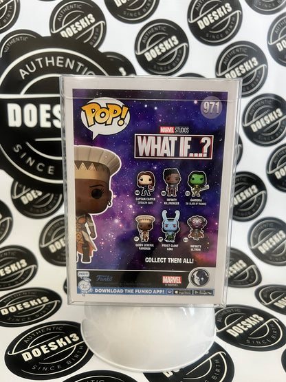 Funko Pop! Marvel Studios What If…? #971 Queen General Ramonda W/Protector