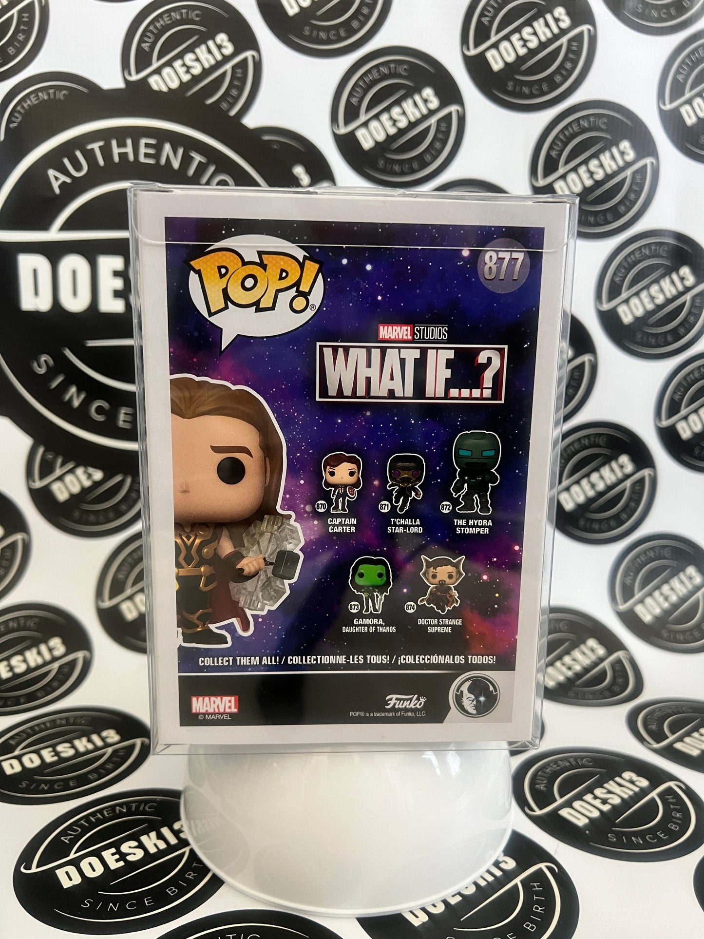 Funko POP! Marvel What If...? Party Thor #877 Walmart Exclusive. W/Protector