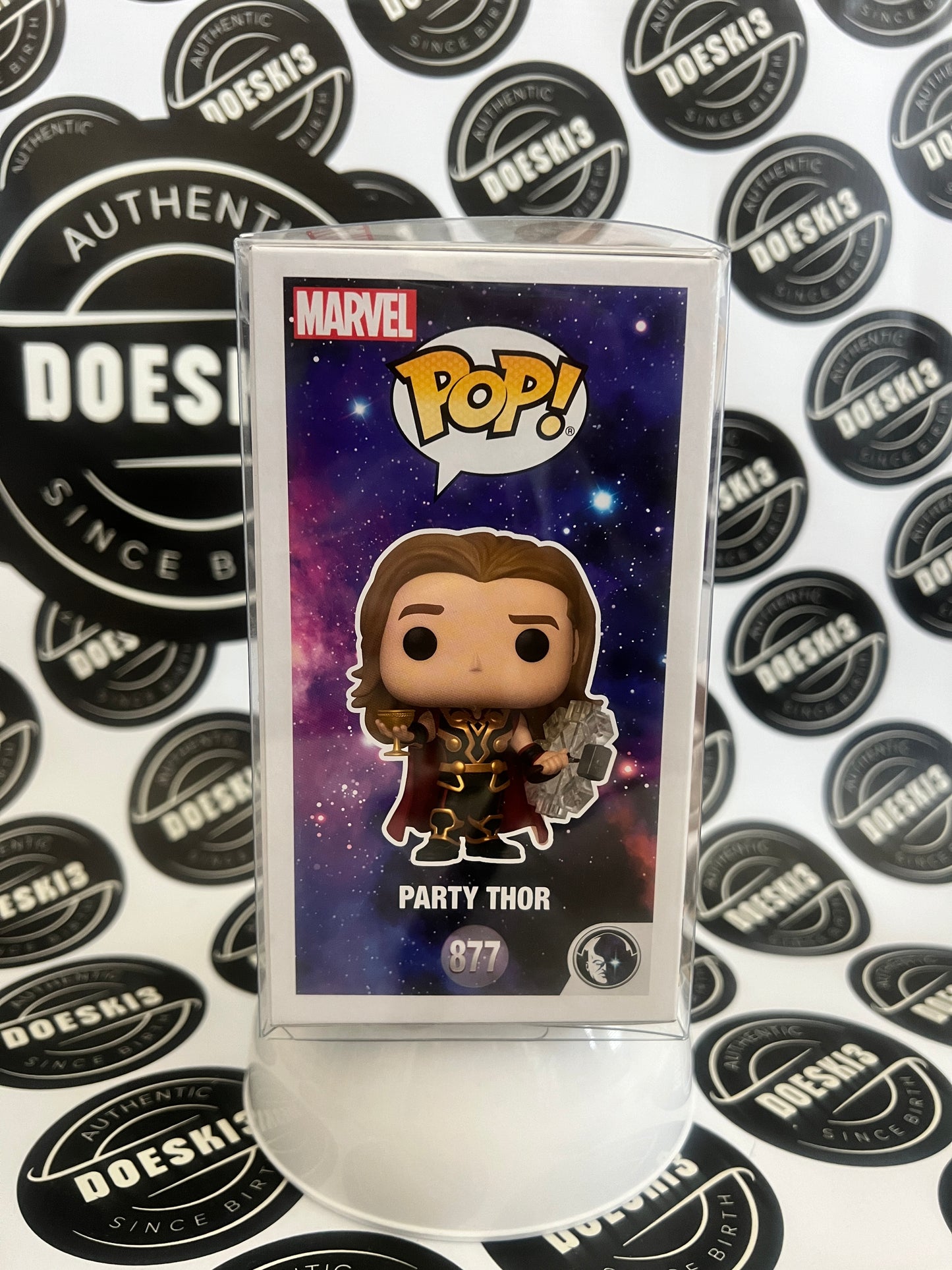 Funko POP! Marvel What If...? Party Thor #877 Walmart Exclusive. W/Protector