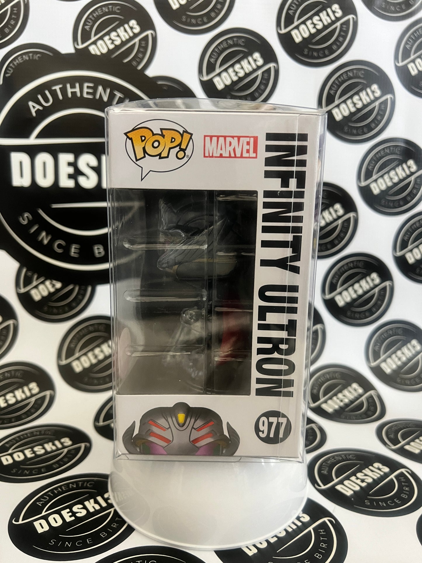 Funko Pop Marvel: What If...? - Infinity Ultron #977 GameStop Exclusive W/Protector