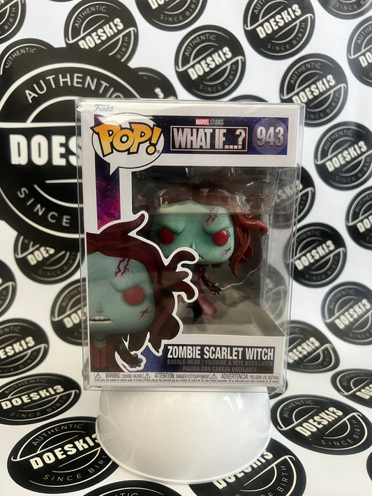 Funko Pop! Marvel: What If? Zombie Scarlet Witch #943 W/Protector