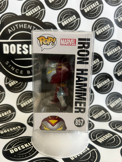 Funko Pop Marvel #857 Iron Hammer Glows In Dark Infinity Warps Target Exclusive W/Protector