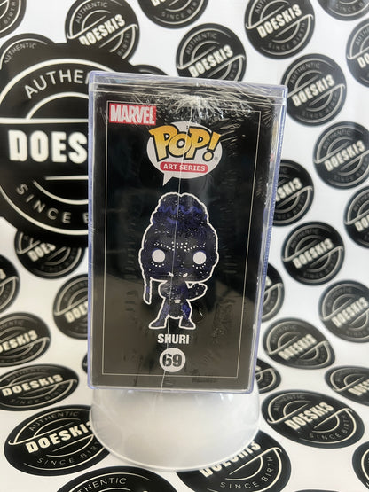 Funko Pop! Art Series #69 Shuri (Marvel Black Panther, Walmart exclusive