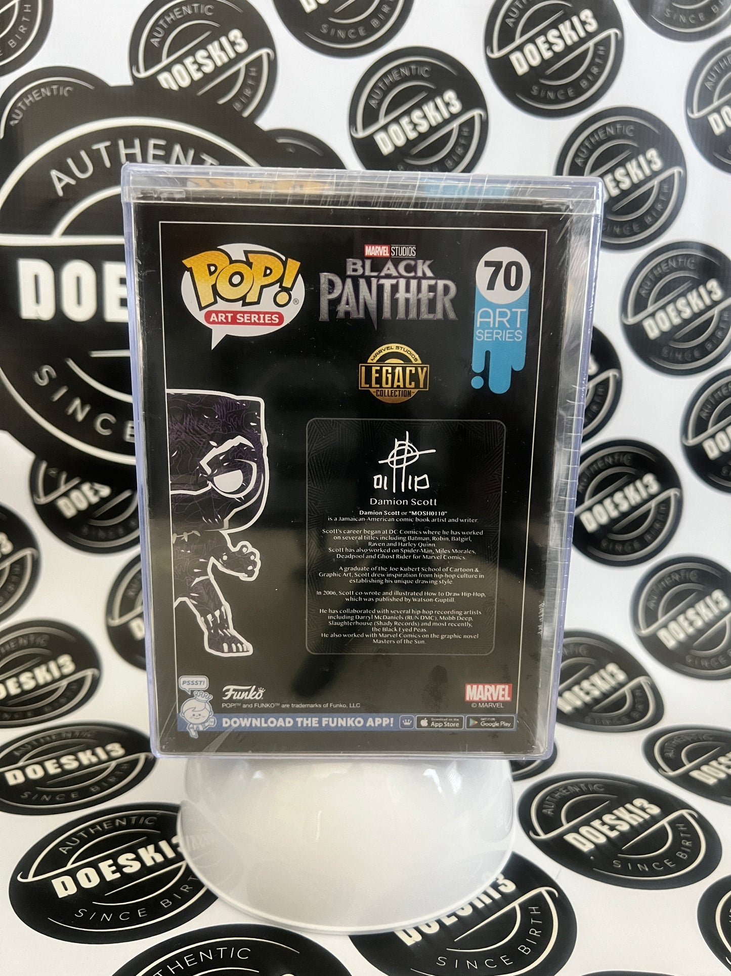 Funko Pop! Art Series- Marvel - Black Panther #70- Walmart Exclusive