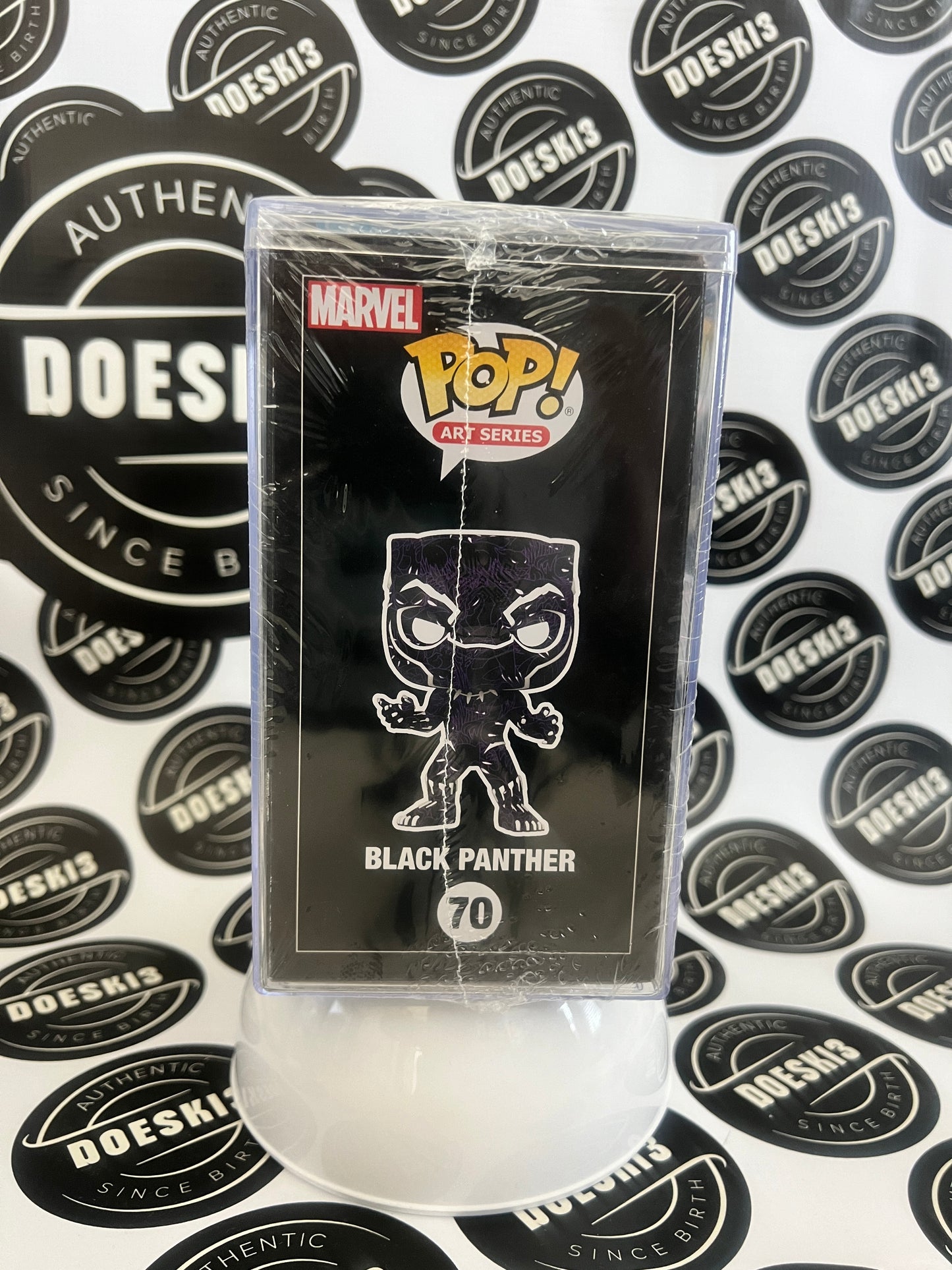 Funko Pop! Art Series- Marvel - Black Panther #70- Walmart Exclusive