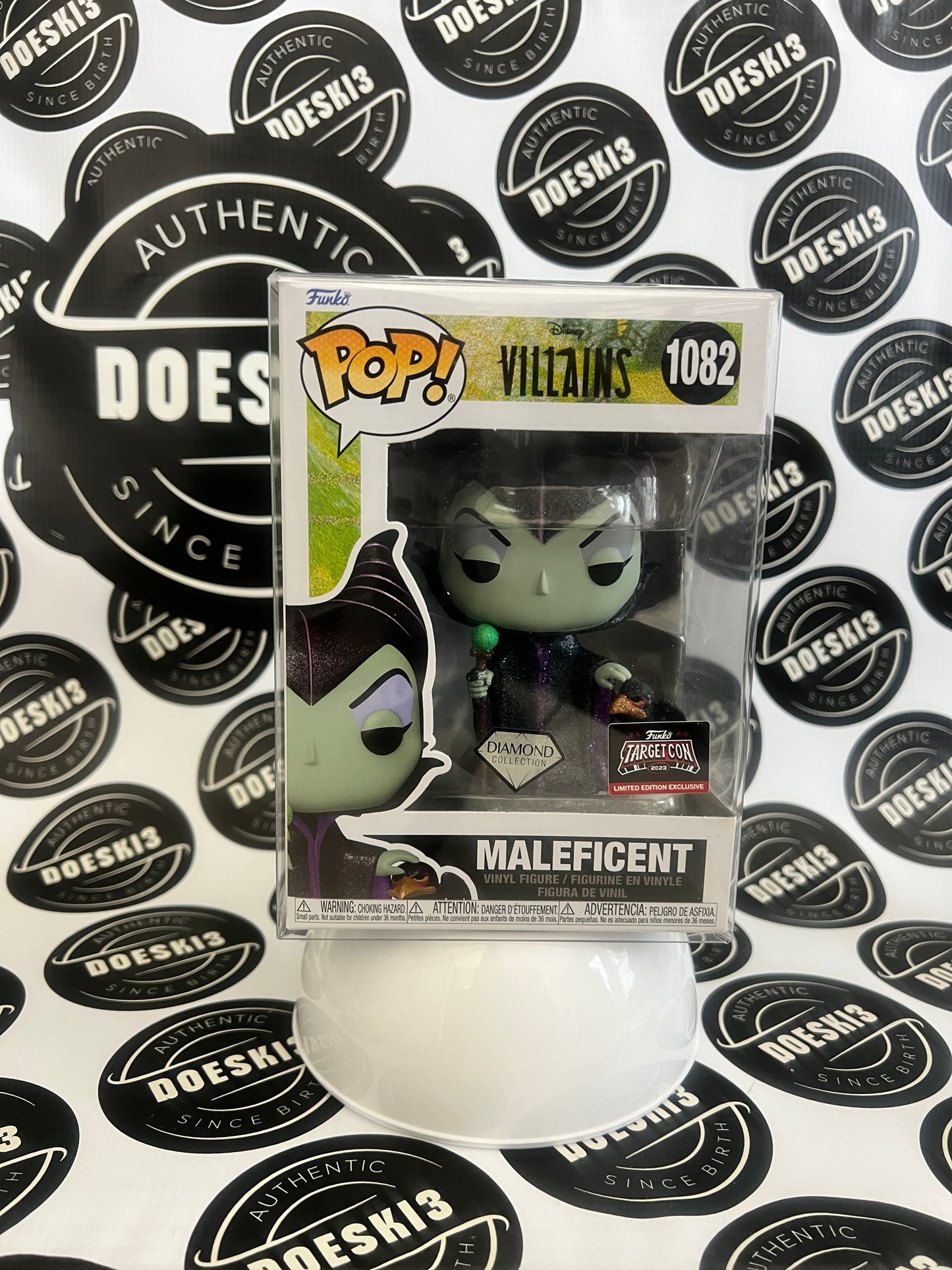 Funko Pop! Disney Maleficent #1082 Diamond Collection (Target Con Exclusive)