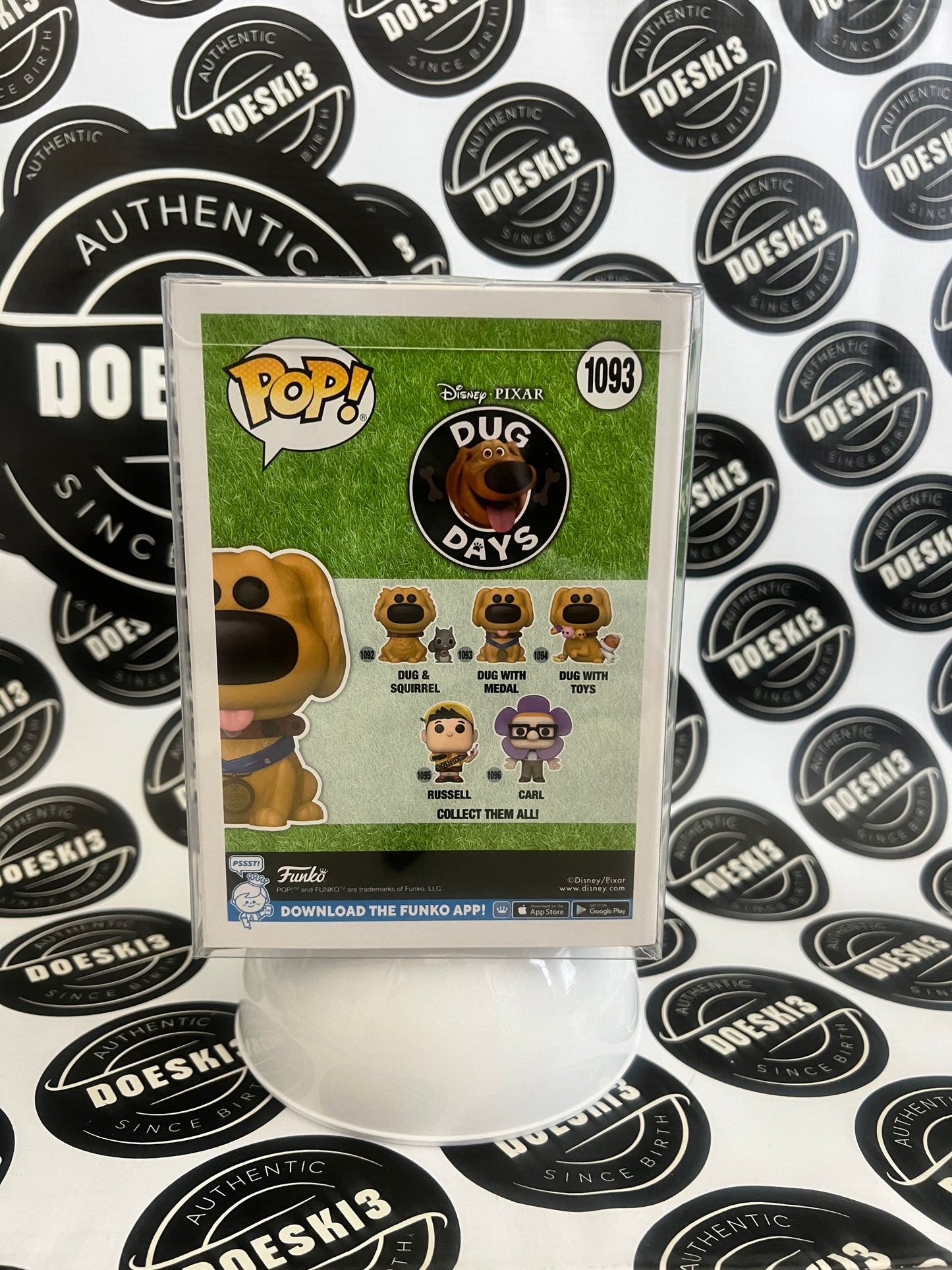 Funko Pop! Disney Pixar - Dug with Medal #1093 W/Protector