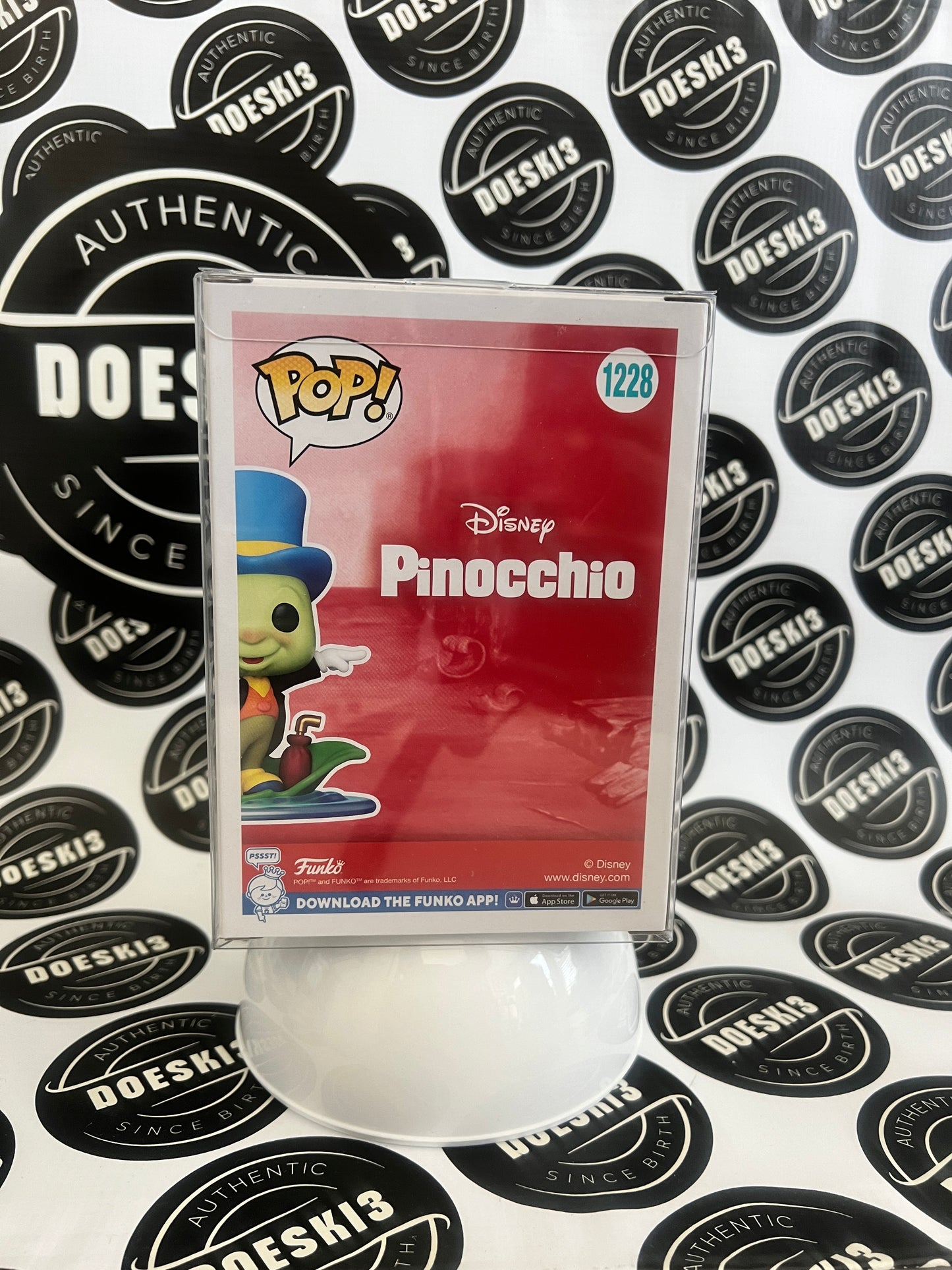 Funko Pop! Disney Classics - Jiminy Cricket #1228, D23 Expo 2022 W/Protector