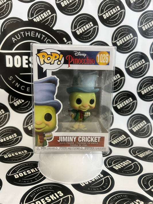 Funko Pop Disney Jiminy Cricket #1026 (Tattered) W/Protector