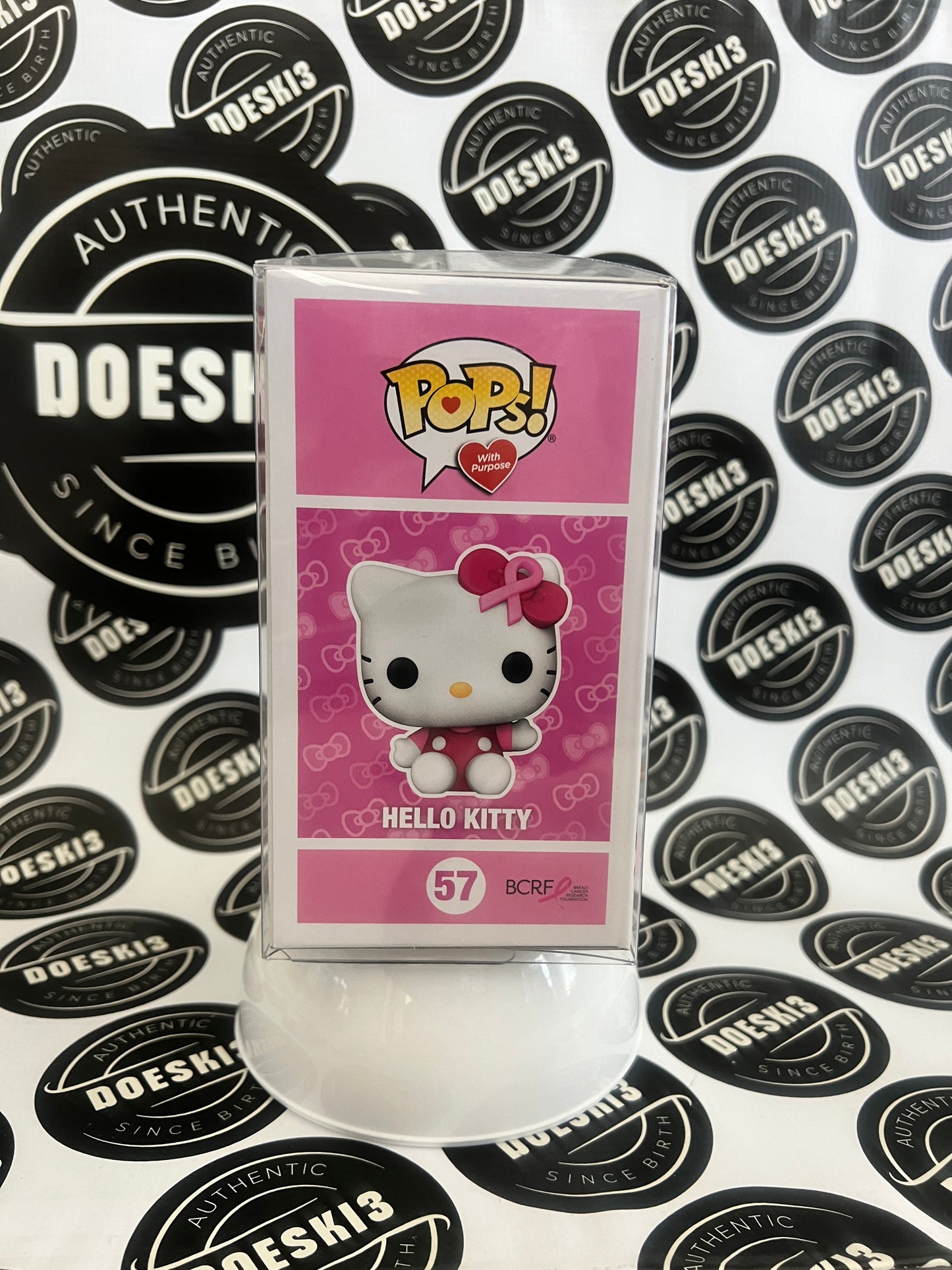 Funko Pop: Hello Kitty #57 Breast Cancer Awareness Funko Exclusive  W/Protector