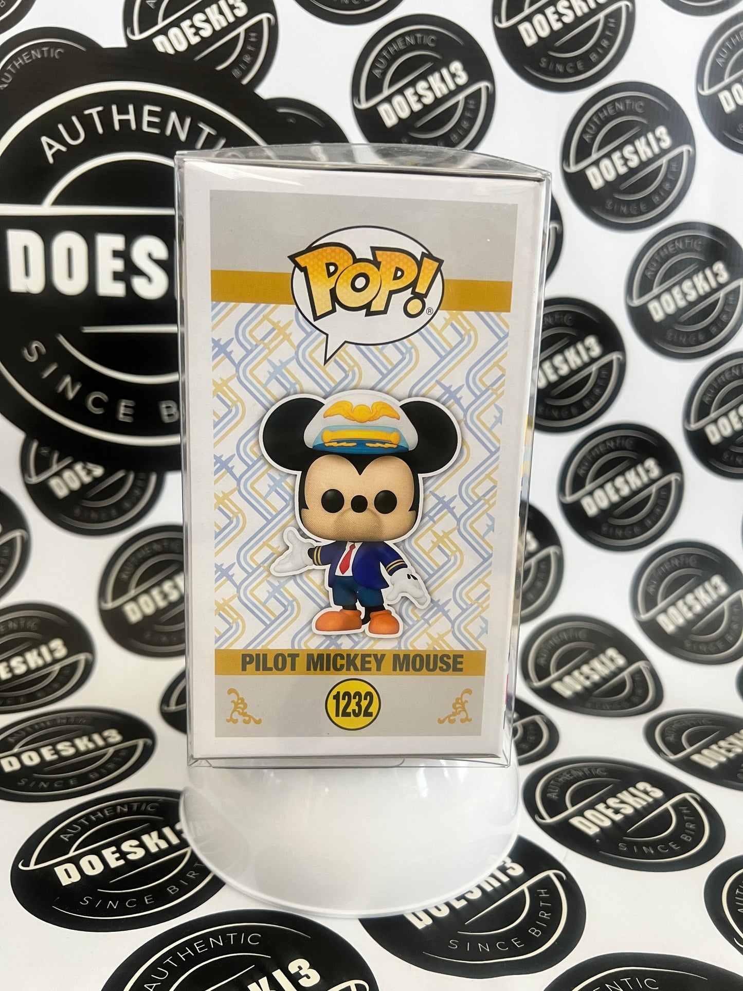 Funko Pop! Disney Pilot Mickey Mouse #1232 W/Protector