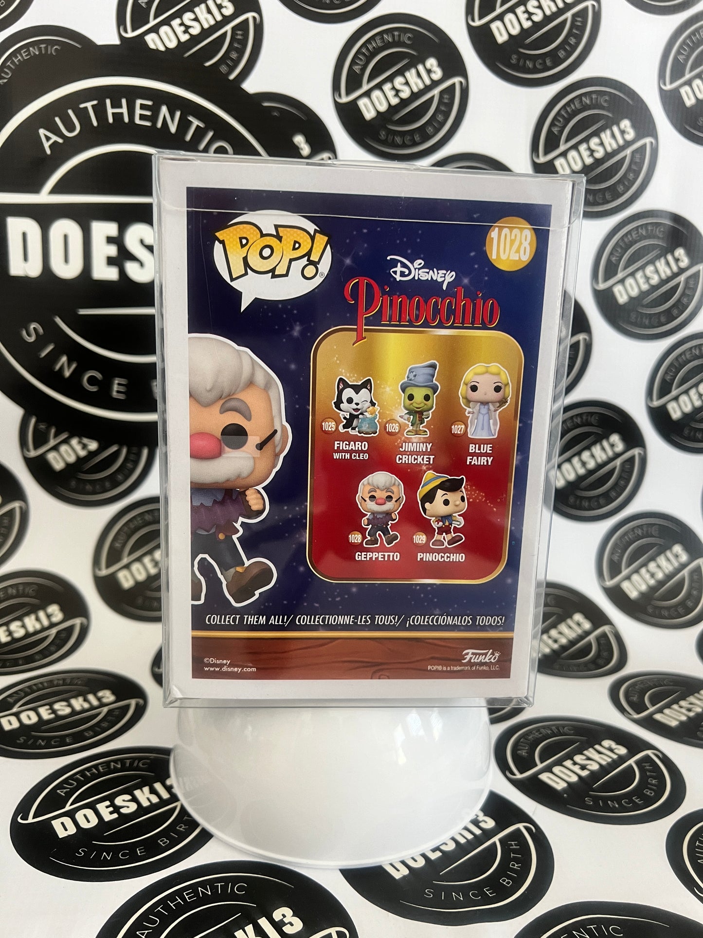 Funko Pop! Disney Pinocchio Geppetto #1028 W/Protector