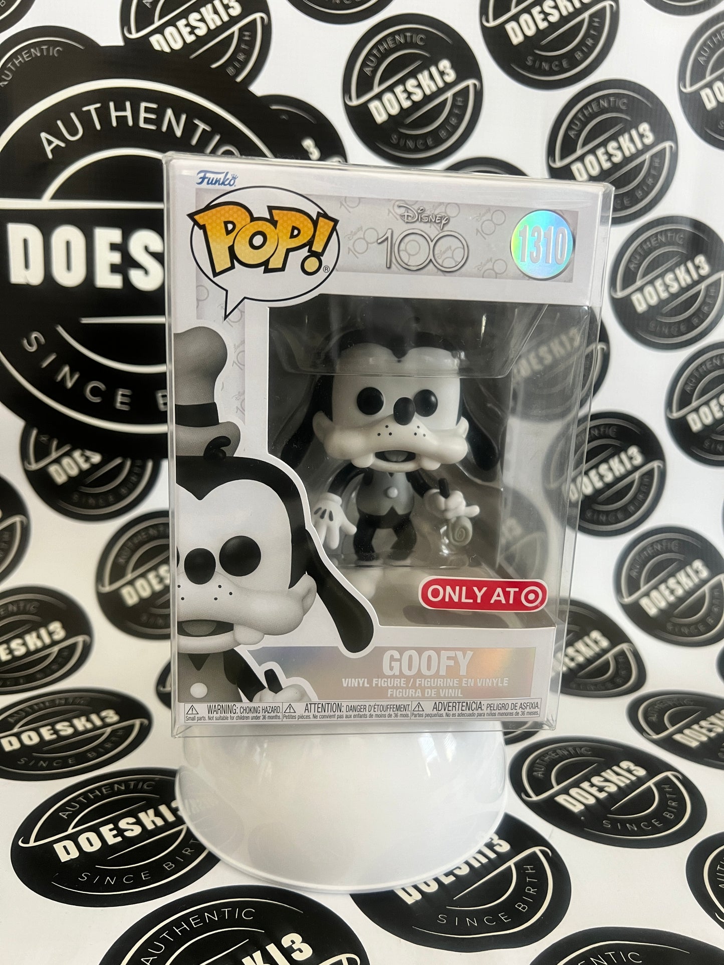 Funko Pop! Disney 100 Goofy (Target Exclusive) #1310 W/Protector