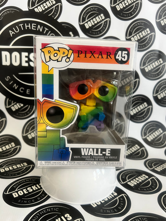 Funko Pop! Disney Pixar Wall-E #45 Pride Rainbow Edition W/Protector