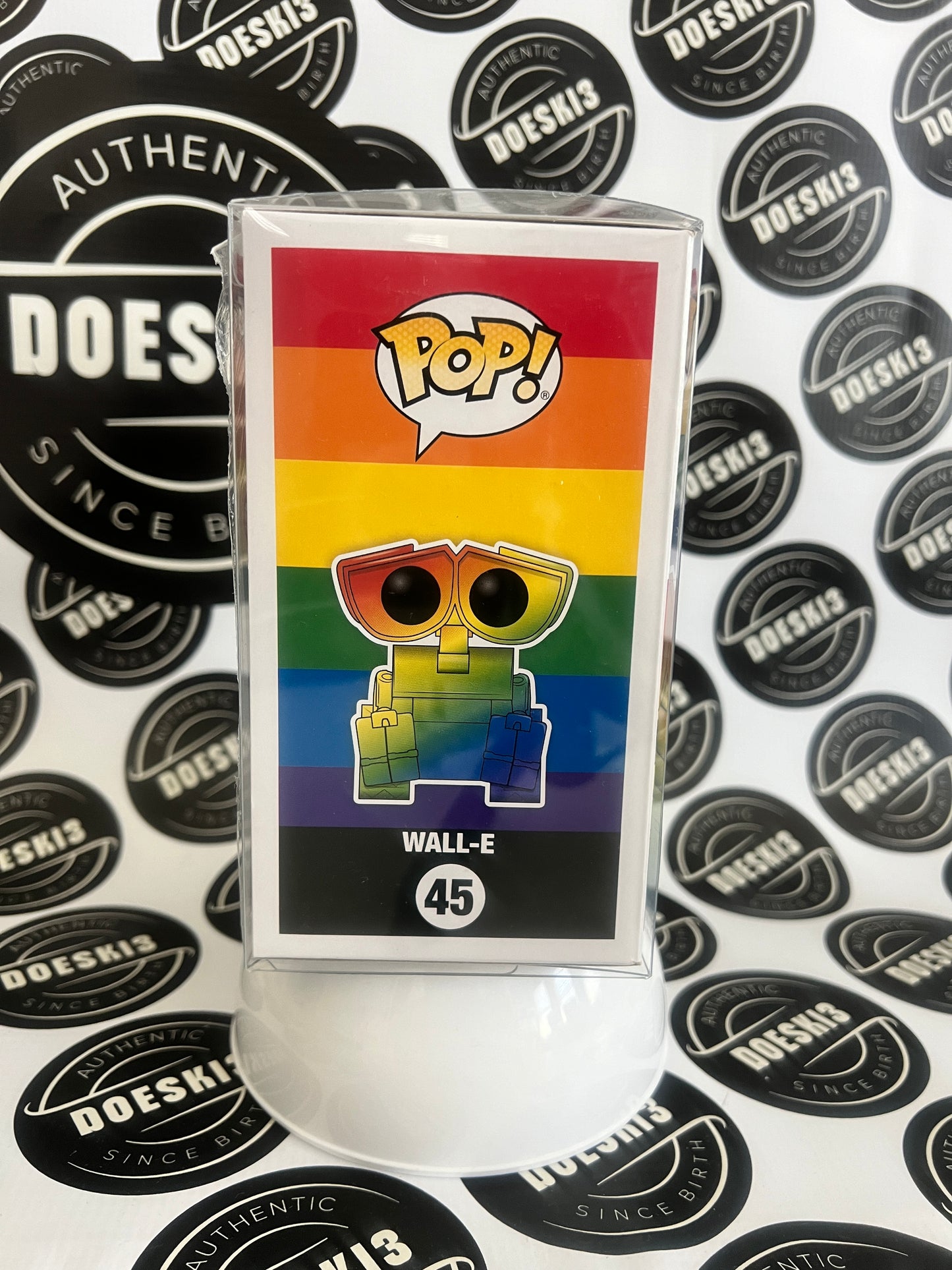 Funko Pop! Disney Pixar Wall-E #45 Pride Rainbow Edition W/Protector