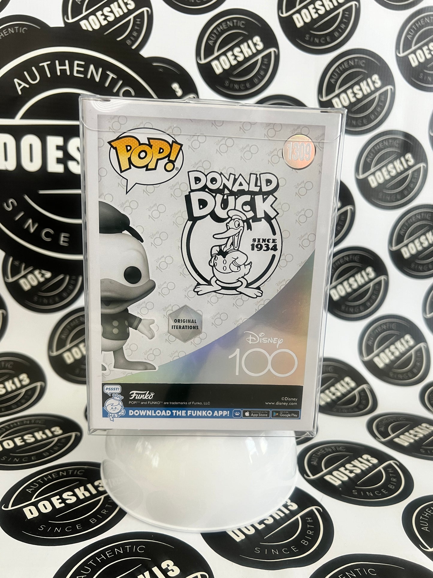 Funko Pop: Disney 100 Donald Duck #1309 (Target Con Exclusive) W/Protector