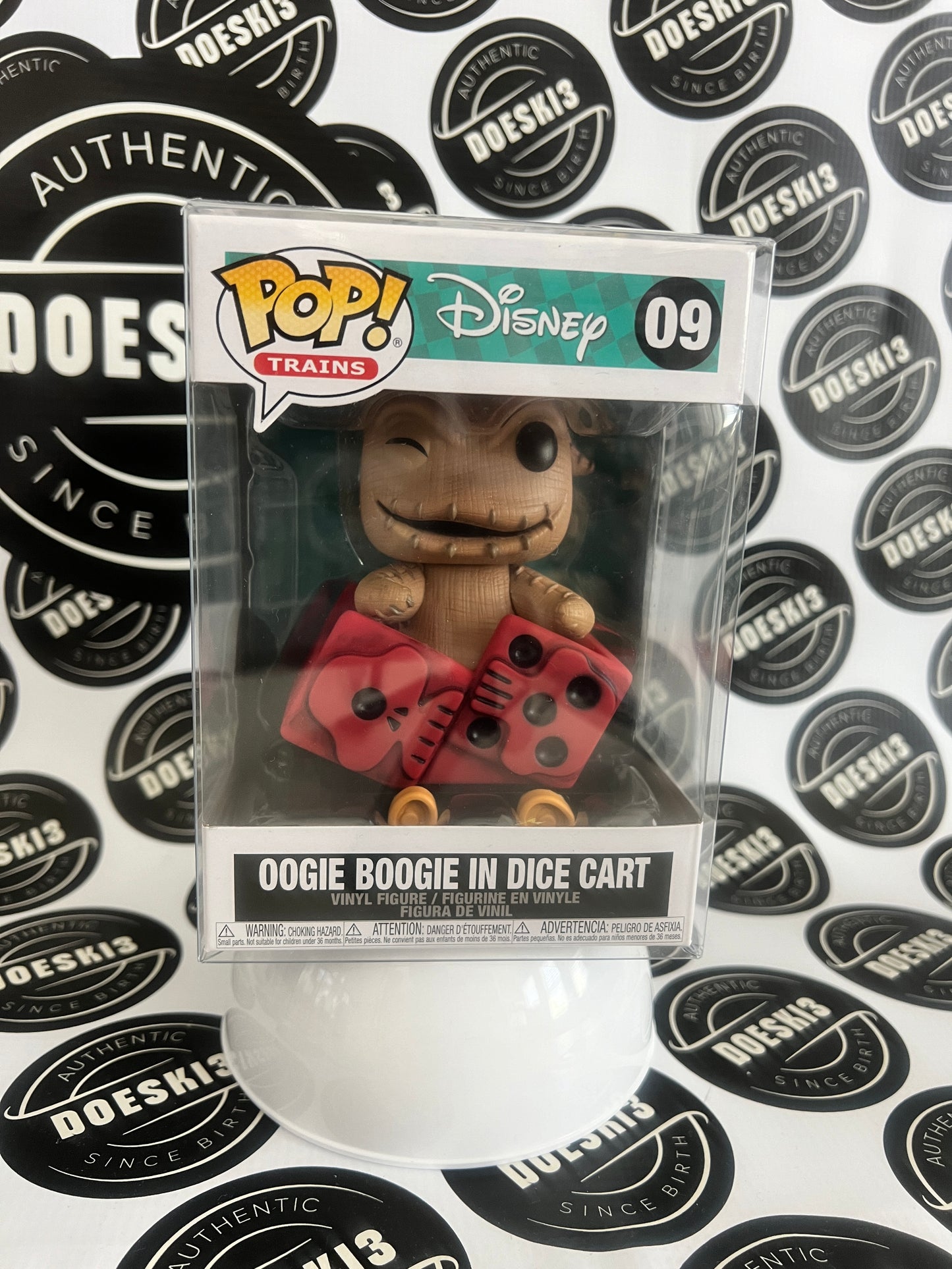 Funko POP! Trains: Disney - Oogie Boogie in Dice Cart #09  W/Protector