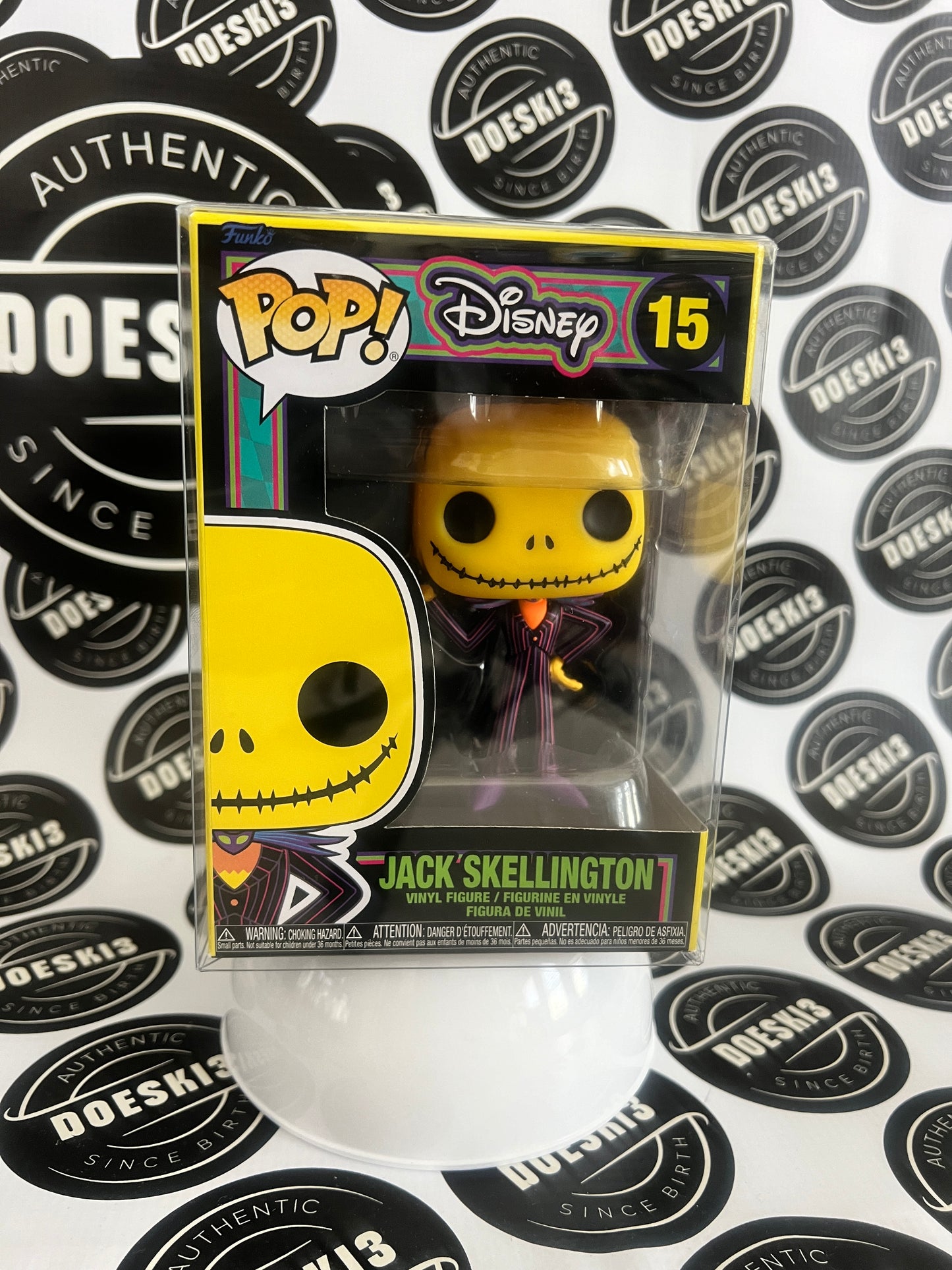 Funko Pop! Disney Nightmare Before Christmas Jack Skellington #15  W/Protector