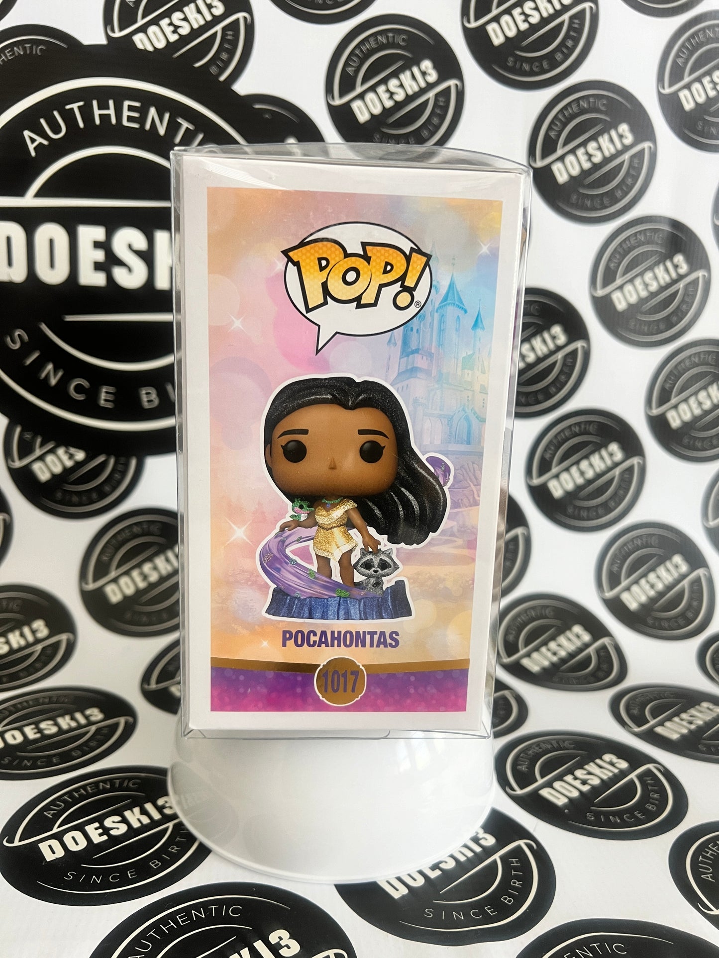 Funko Pop Disney Princess Pocahontas Diamond Collection #1017 Hot Topic Exclusive W/Protector