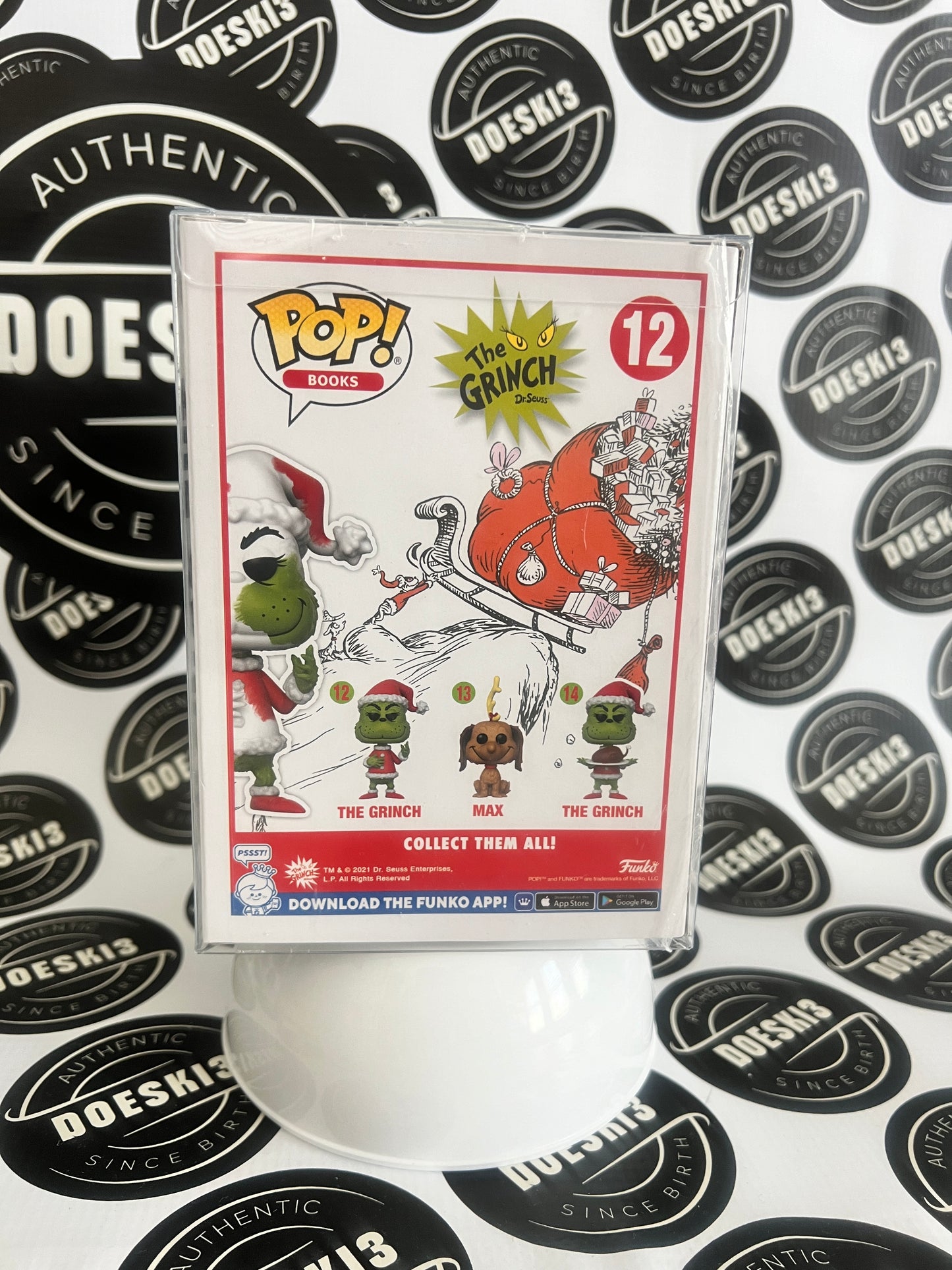 Funko Pop! Vinyl: Dr. Seuss - The Grinch DIY ( Special Edition) #12 W/Protector