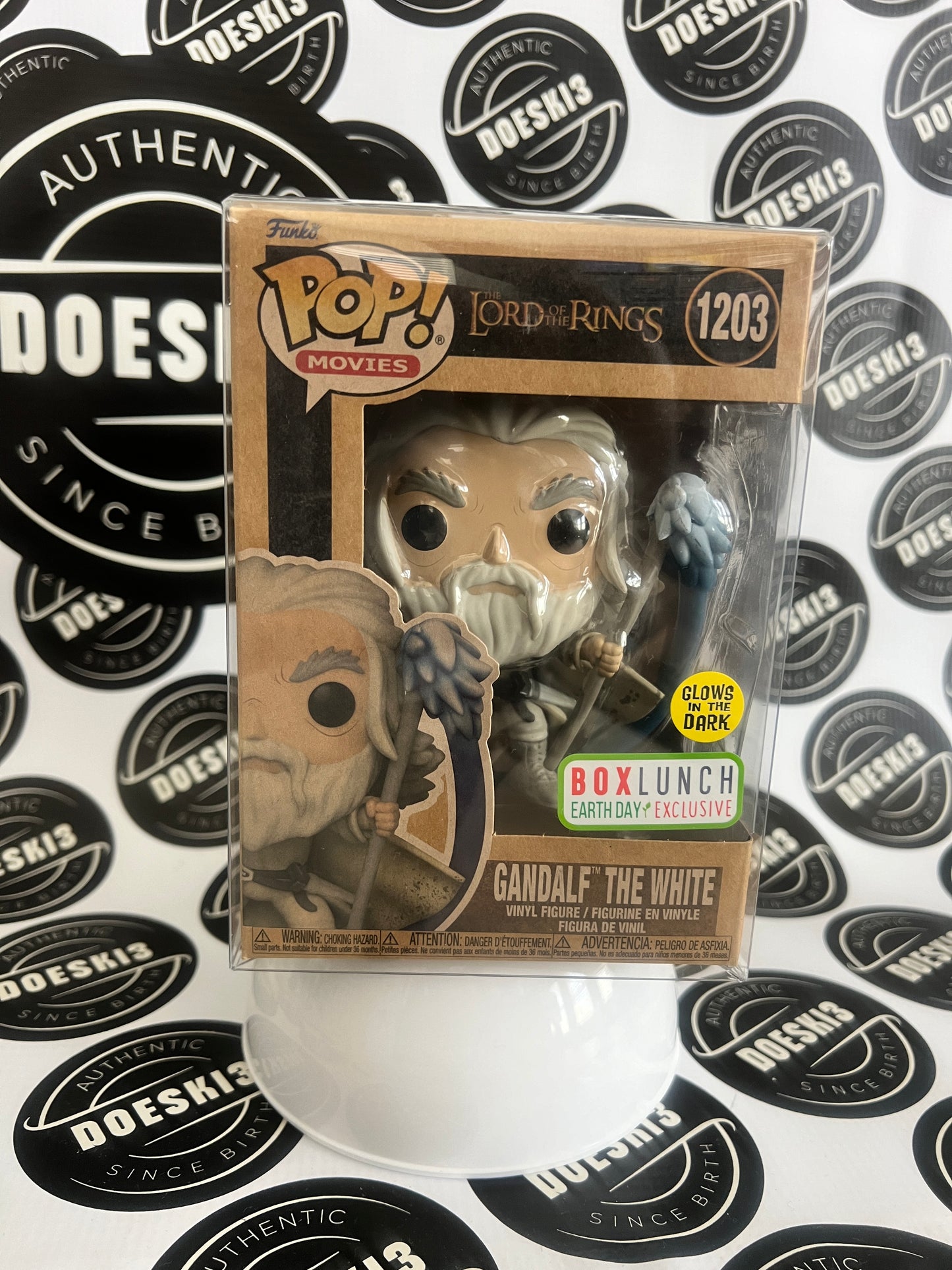 Funko Pop! Gandalf the White #1203 Glow in the Dark Box Lunch Exclusive W/Protector