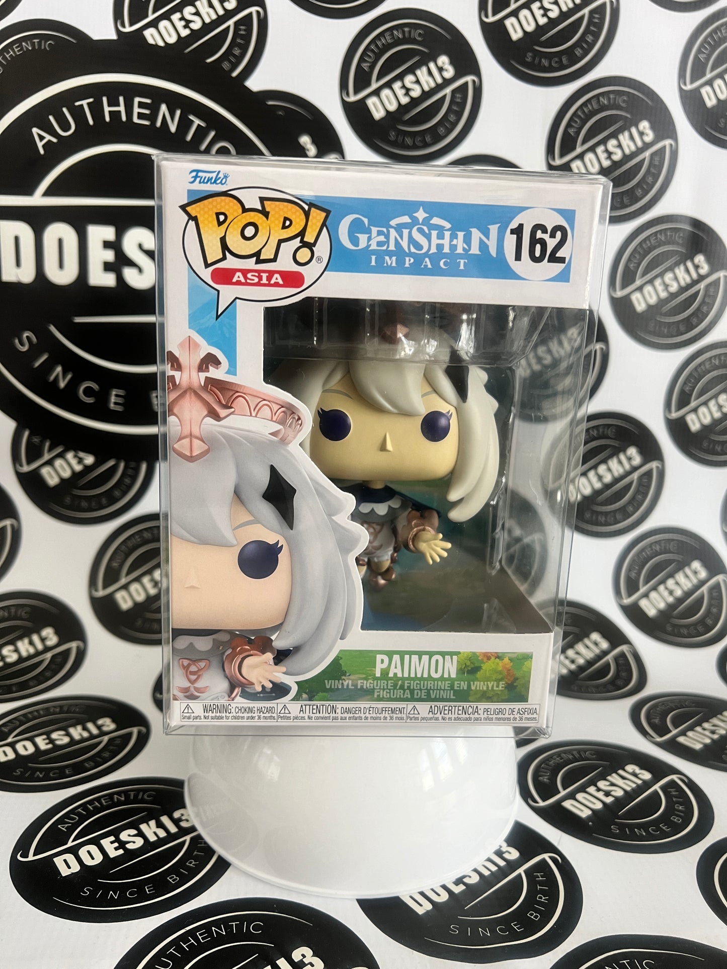 Funko Pop! Asia Genshin Impact Lumine #161, Impact Paimon #162 & Impact Aether #160 W/Protector