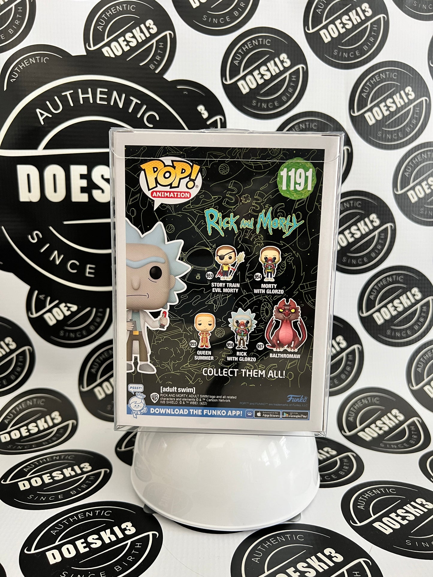 Funko Pop! Rick and Morty Rick with Memory Vial #1191 Funko Exclusive W/Protector