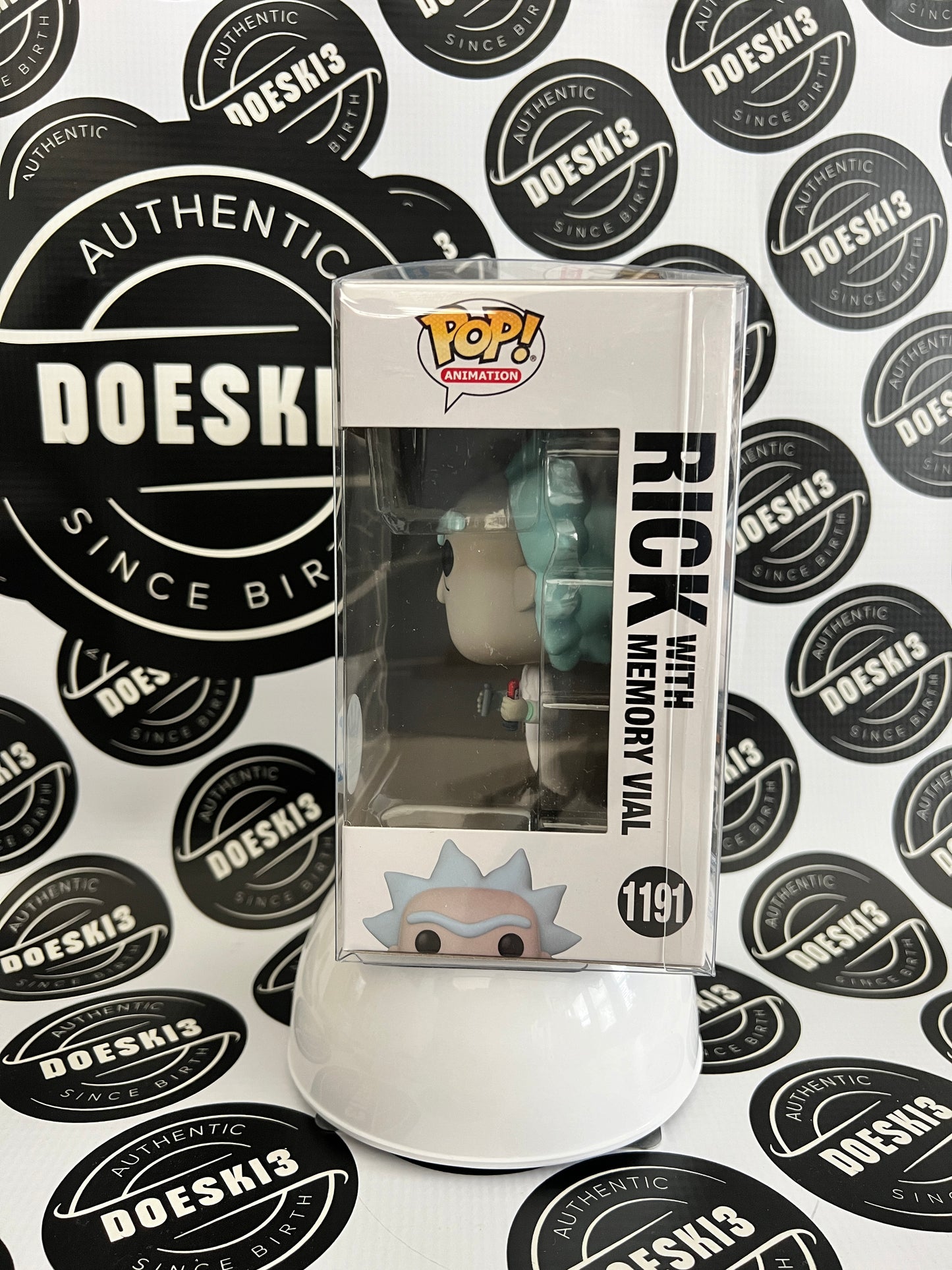 Funko Pop! Rick and Morty Rick with Memory Vial #1191 Funko Exclusive W/Protector