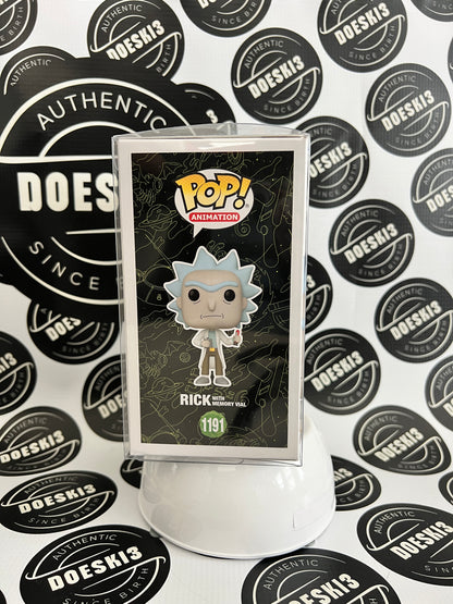 Funko Pop! Rick and Morty Rick with Memory Vial #1191 Funko Exclusive W/Protector