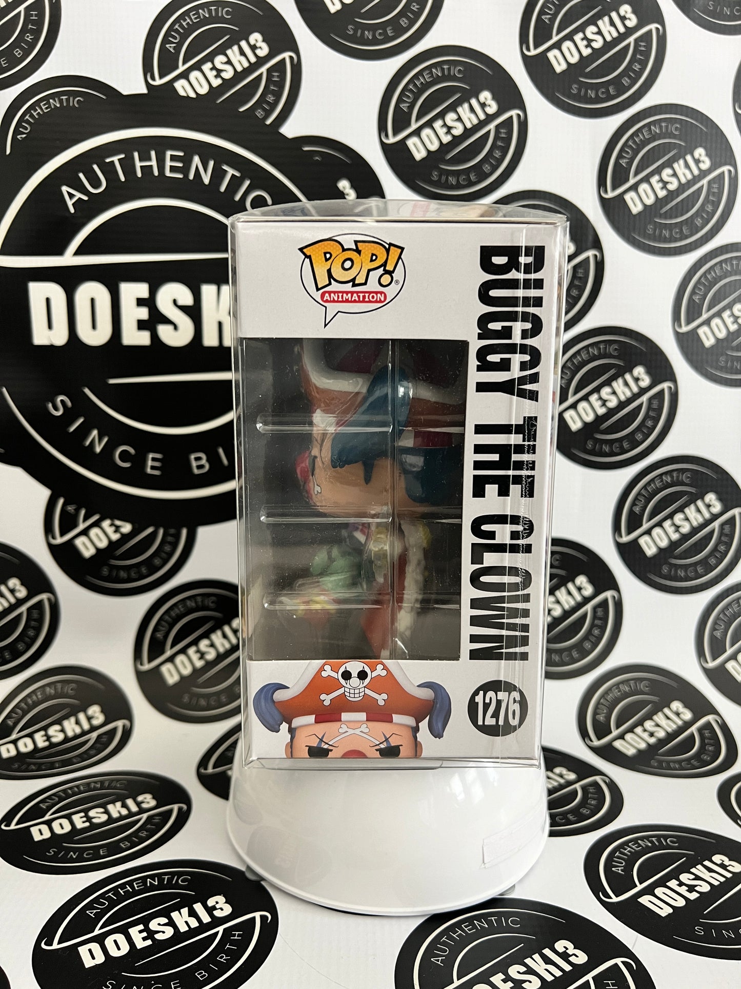 Funko Pop! One Piece Buggy the Clown  #1276 Hot Topic Exclusive W/Protector