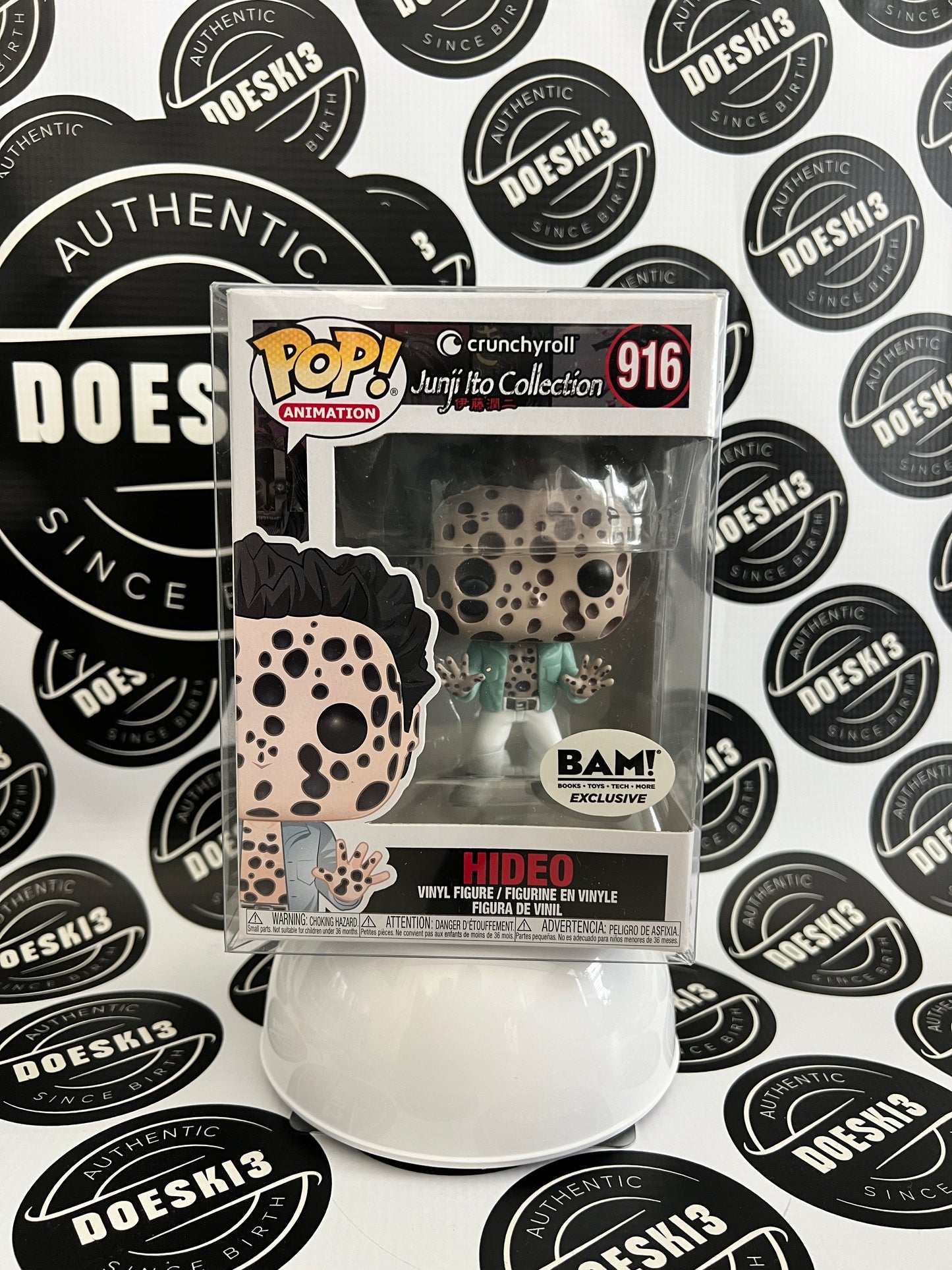 Funko Pop! Animation Junji Ito Collection Hideo #916 BAM Exclusive W/Protector