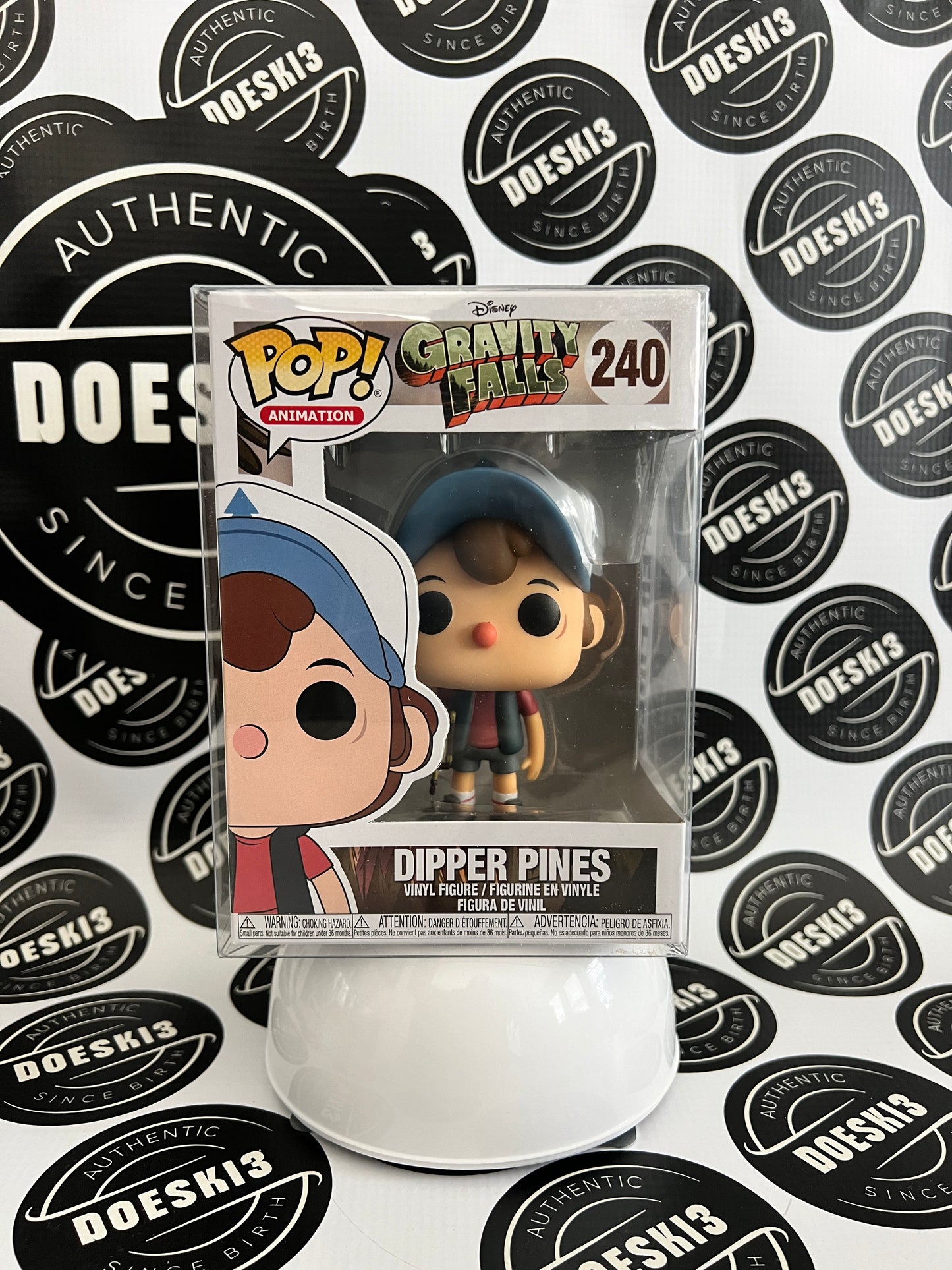 Funko Pop! Animation Disney Gravity Falls Dipper Pines #240  W/Protector