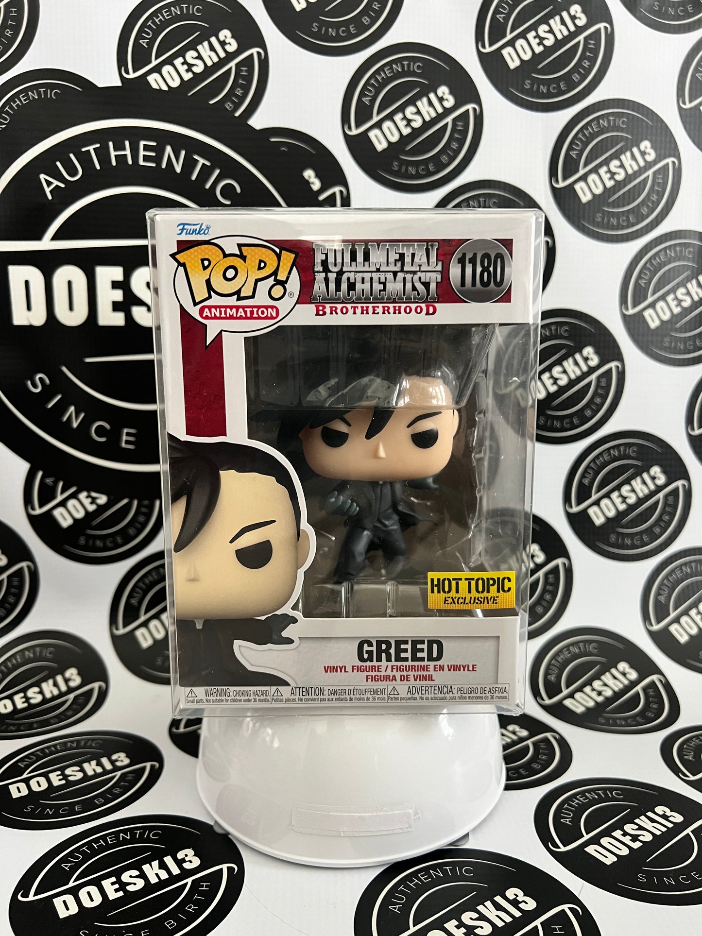 Funko Pop! Vinyl: Fullmetal Alchemist - Greed #1180 Hot Topic (Exclusive) W/Protector