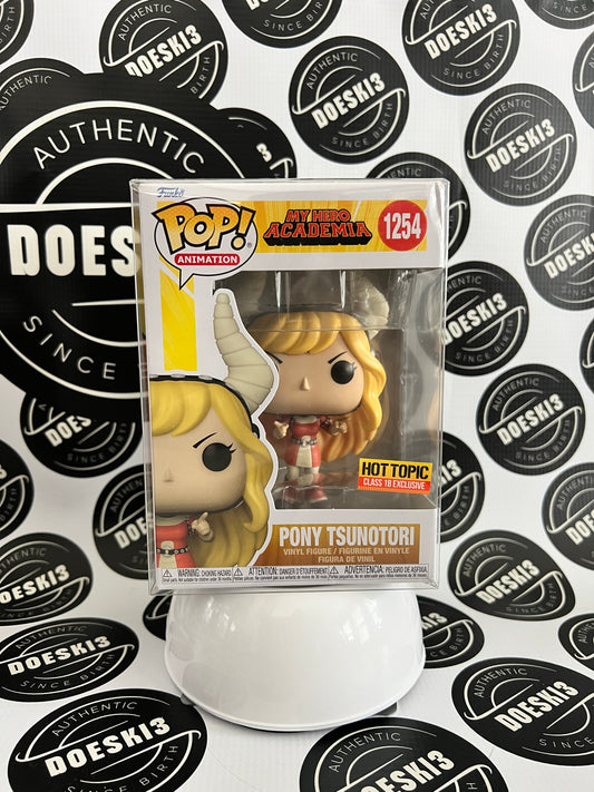 Funko Pop! My Hero Academia #1254 Pony Tsunotori Hot Topic Class 1B Exclusive  W/Protector