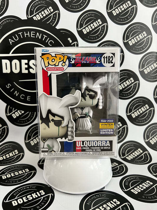 Funko pop! Bleach Ulquiorra #1182 Winter Convention Exclusive 2022 W/Protector