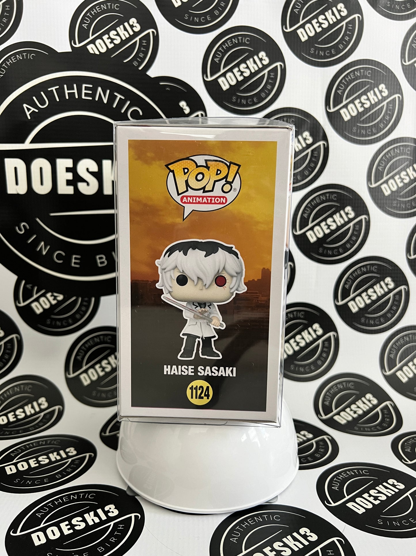 Funko Pop! Animation: Tokyo Ghoul re #1124 Haise Sasaki  W/Protector