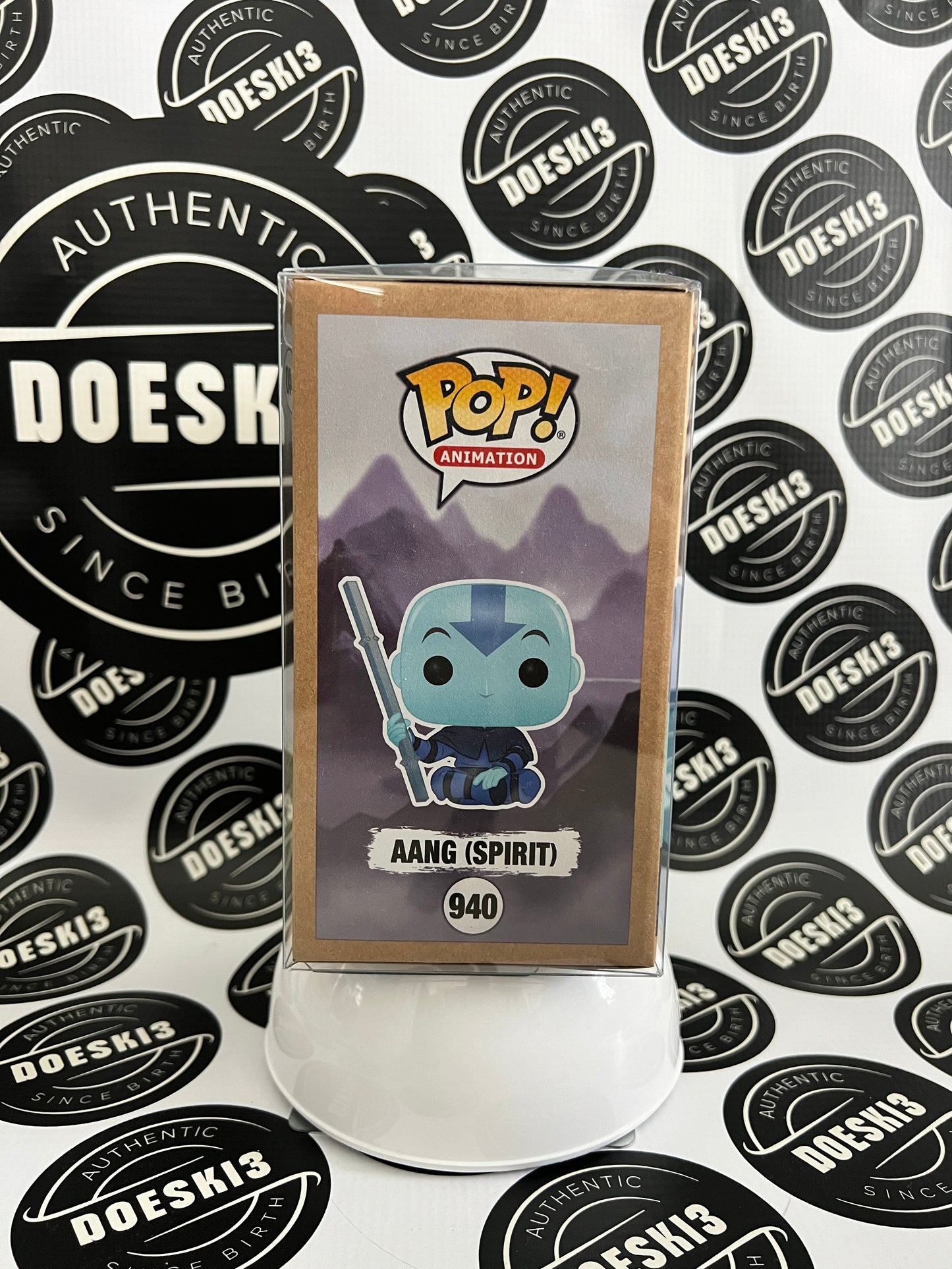 Funko Pop! Avatar the Last Airbender Aang Spirit GITD #940  Box Lunch Exclusive W/Protector