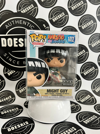 Funko Pop! Naruto Shippuden - Might Guy #1412- FYE (Exclusive) W/Protector