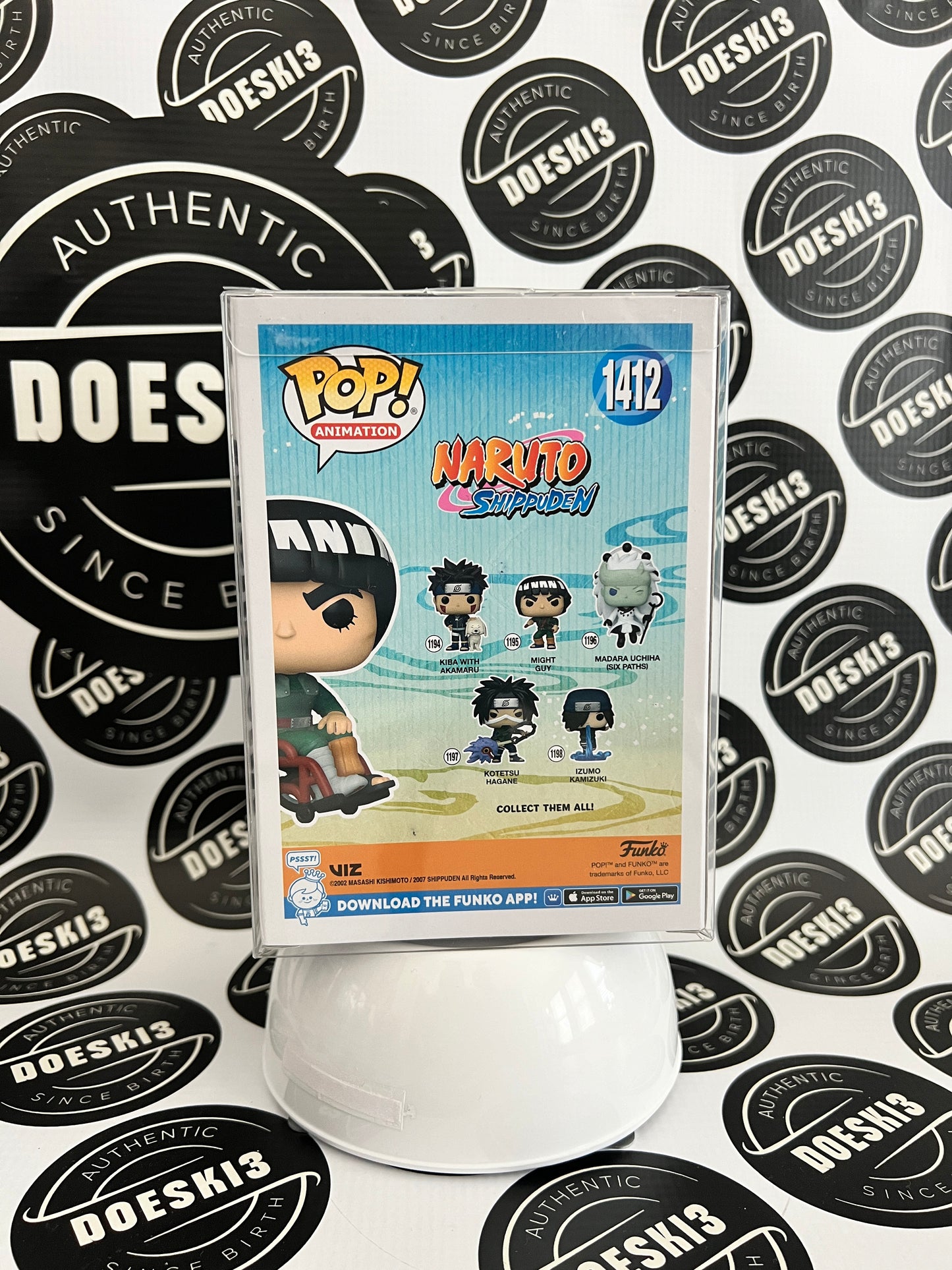 Funko Pop! Naruto Shippuden - Might Guy #1412- FYE (Exclusive) W/Protector