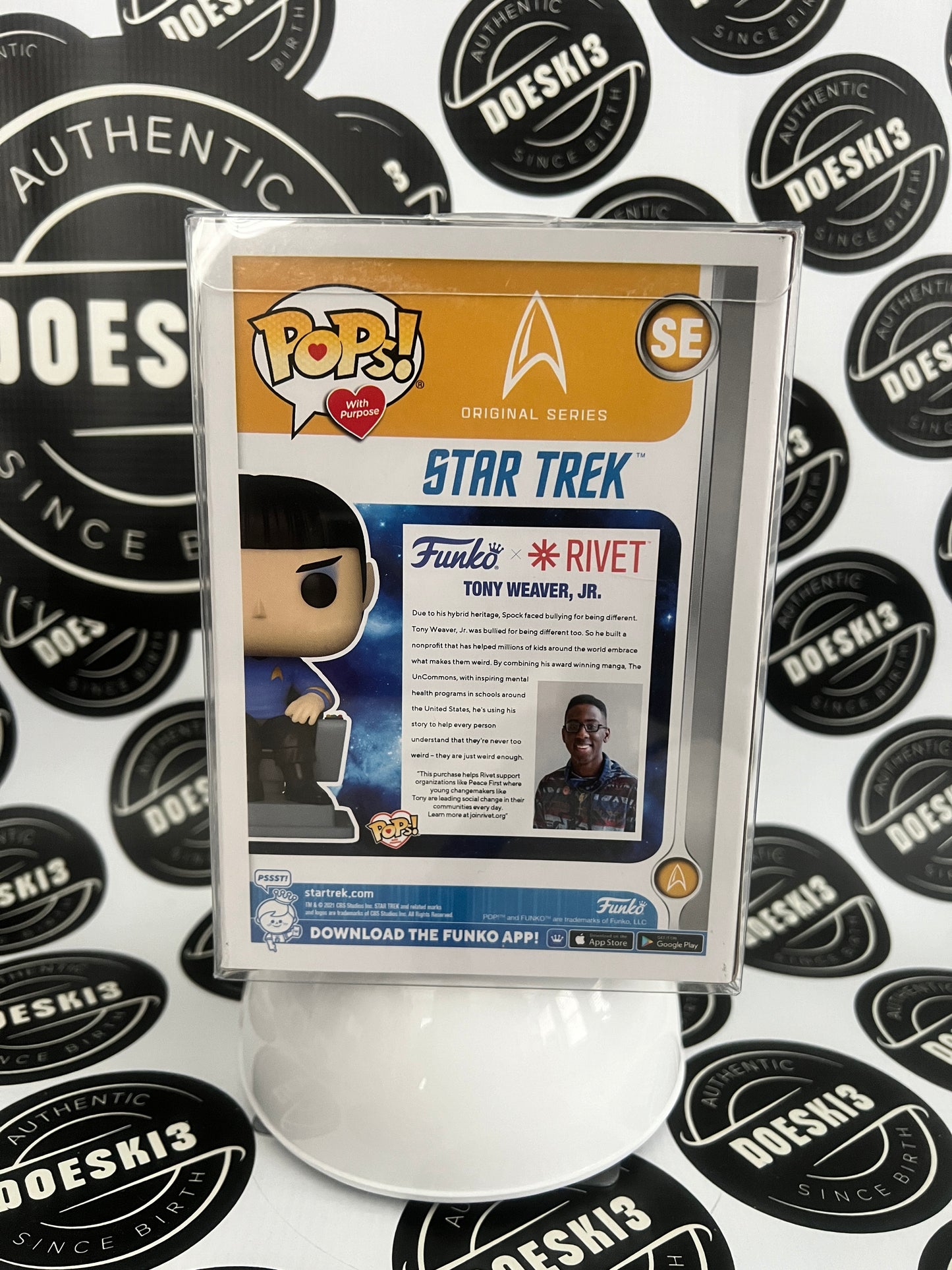 Funko Pop! Pops with Purpose Star Trek Spock SE W/Protector