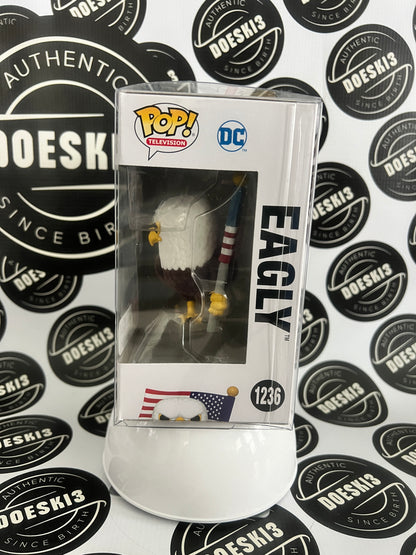 Funko Pop! DC Peacemaker Eagly #1236 Amazon Flocked W/Protector