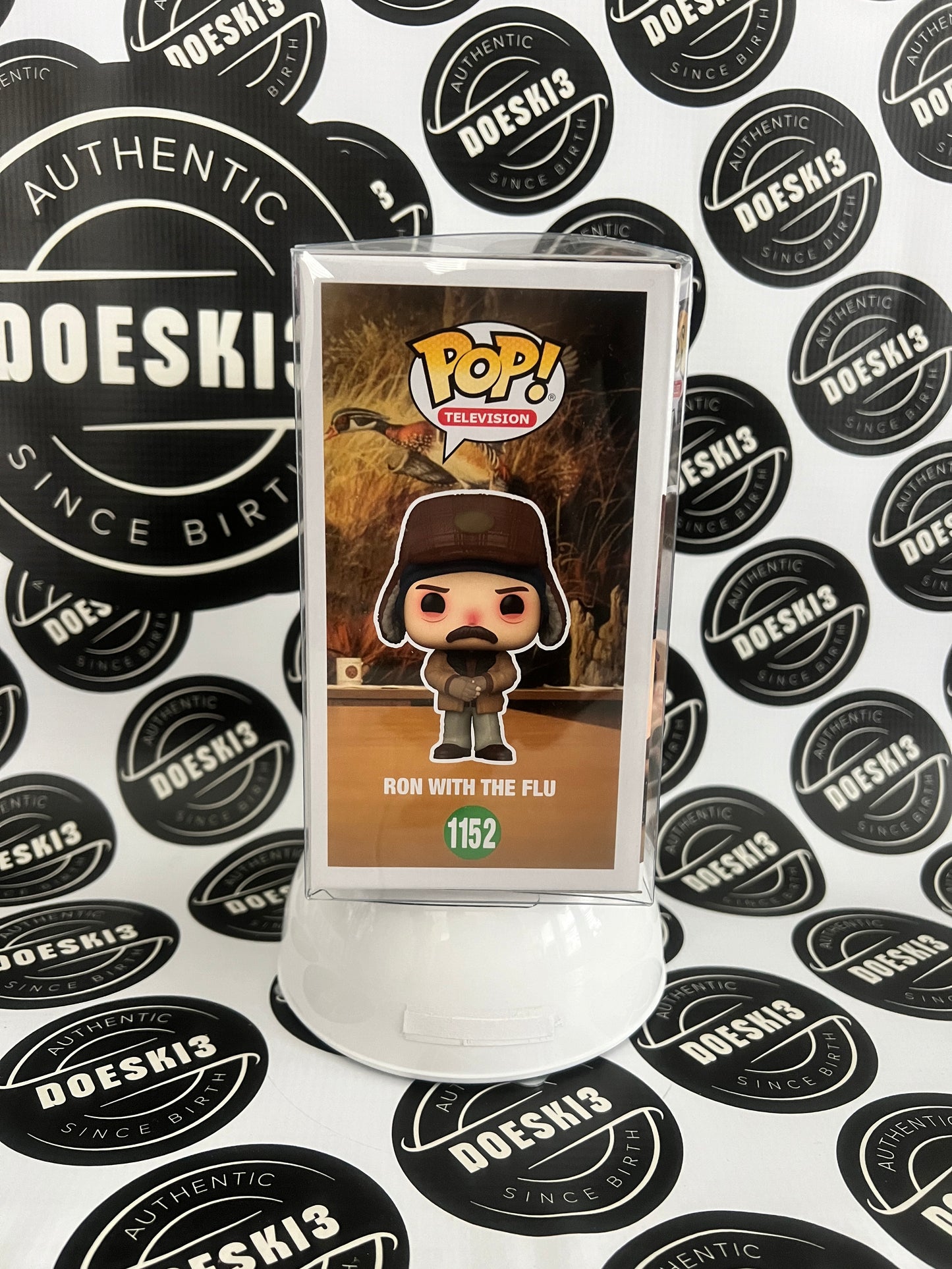 Funko Pop! Parks and Recreation - Ron with the Flu #1152 - Funko Exclusive W/Protector