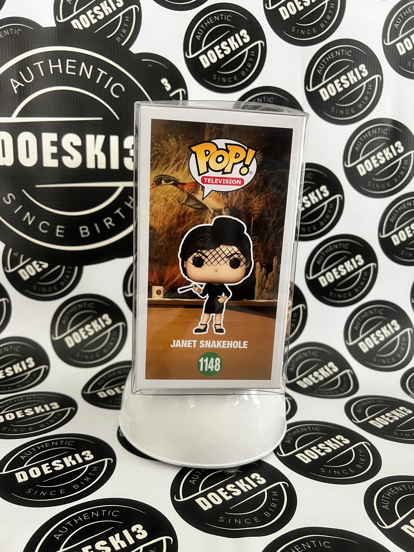 Funko Pop! Television: Parks and Recreation: Janet SnakeHole #1148 W/Protector