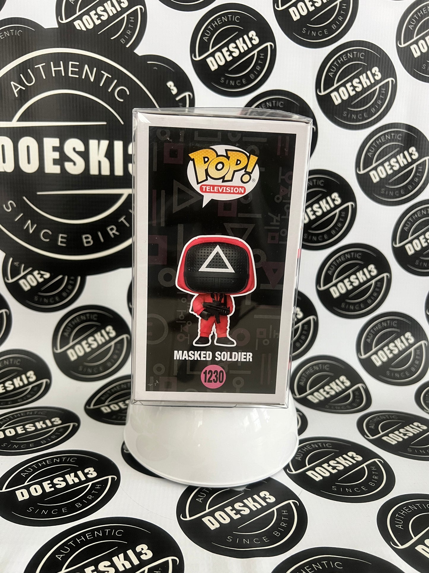 Funko Pop!! Television Squid Game Masked Soldier #1230 Funko Exclusive W/Protector