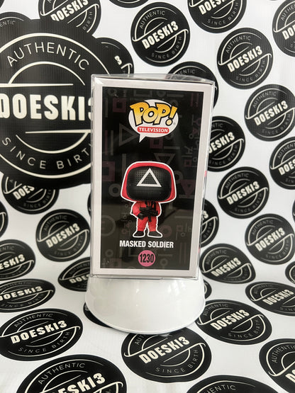Funko Pop!! Television Squid Game Masked Soldier #1230 Funko Exclusive W/Protector