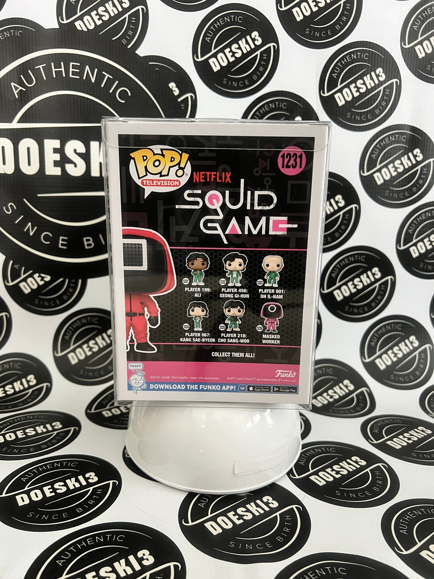 Funko Pop! Squid Game Masked Manager #1231 (Walmart Exclusive) W/Protector