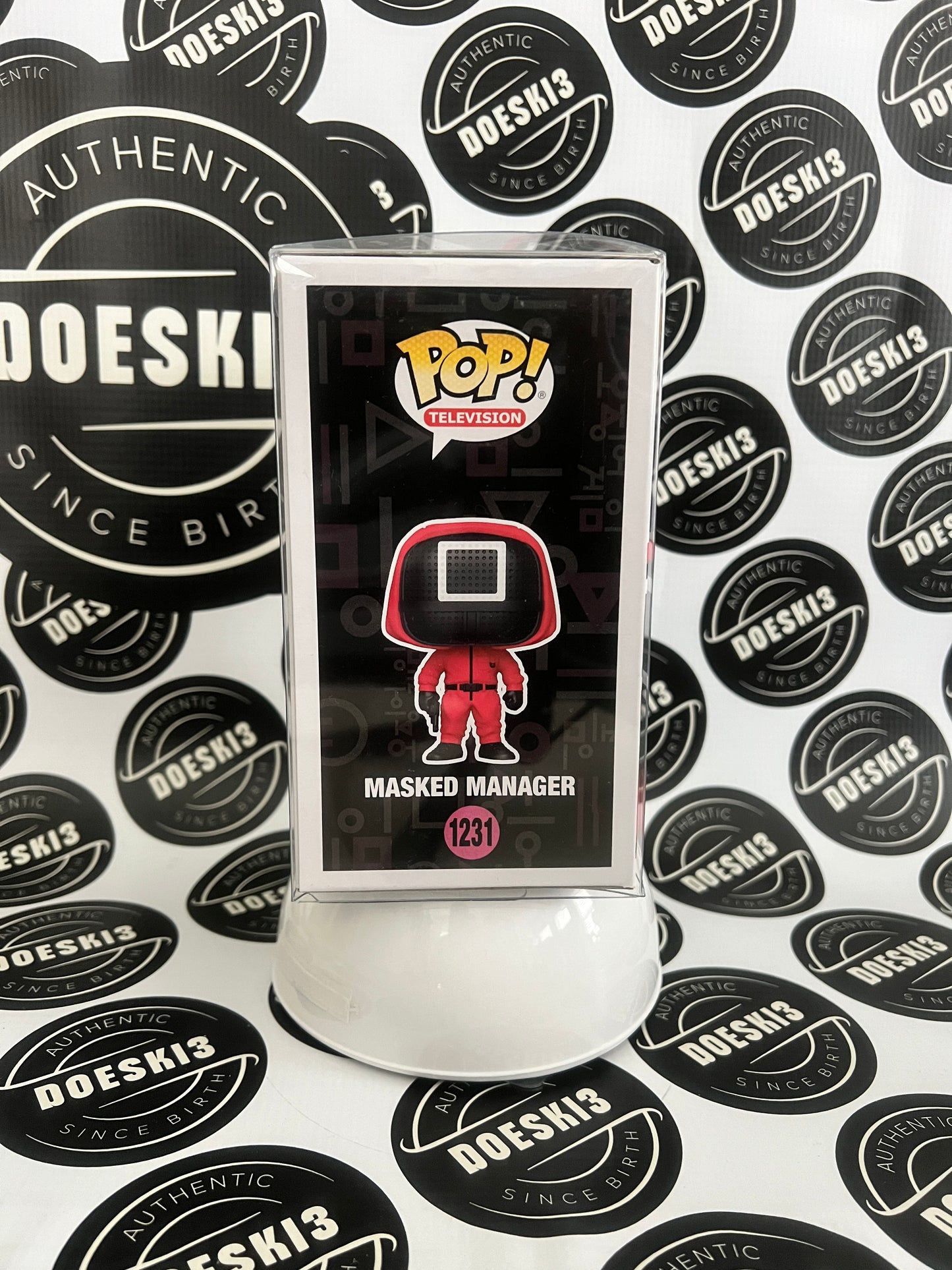 Funko Pop! Squid Game Masked Manager #1231 (Walmart Exclusive) W/Protector
