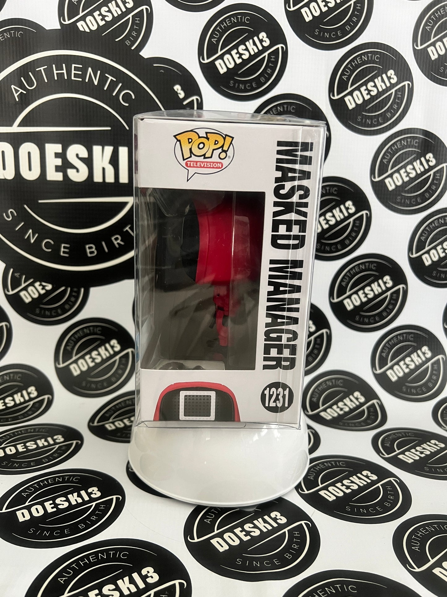 Funko Pop! Squid Game Masked Manager #1231 (Walmart Exclusive) W/Protector