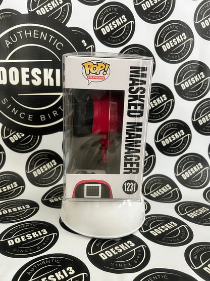 Funko Pop! Squid Game Masked Manager #1231 (Walmart Exclusive) W/Protector