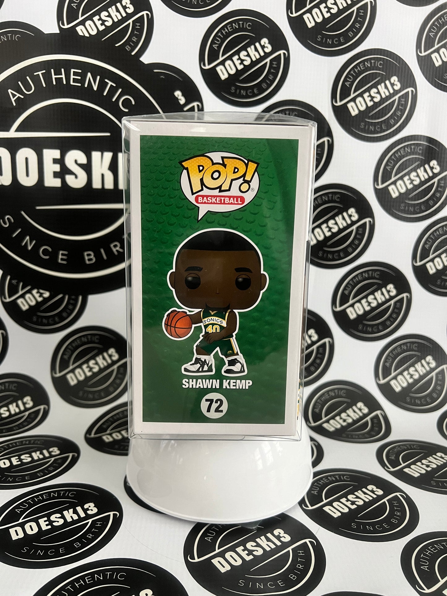 Funko Pop! Shawn Kemp #72 Exclusive 2020 Spring Convention NBA HWC W/Protector